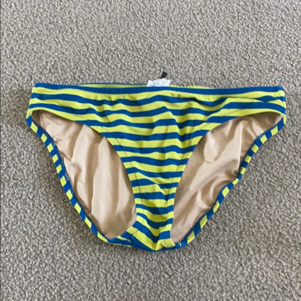 J.Crew Striped Bikini Bottom